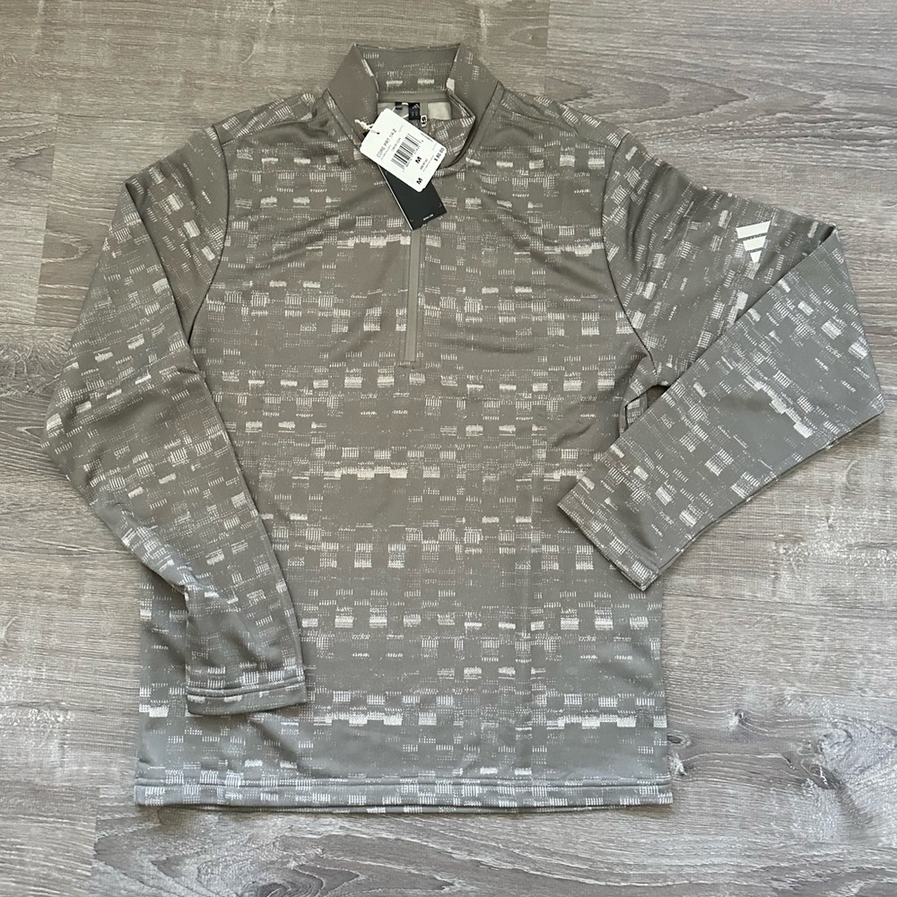 NWT Adidas Core PRT 1/4 Zip Size M Golf Long Sleeve
